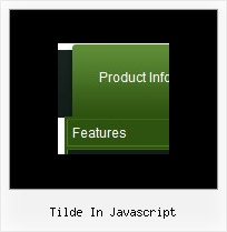 Tilde In Javascript Simple Mouse Over Menu