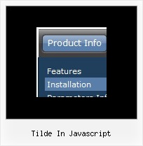 Tilde In Javascript Fly Out Menus Example