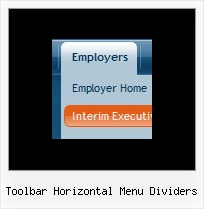 Toolbar Horizontal Menu Dividers Best Javascript Templates