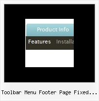 Toolbar Menu Footer Page Fixed Jquery Menu Dinamic