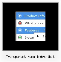 Transparent Menu Indexhibit Folding Menu Code