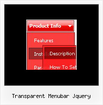 Transparent Menubar Jquery Popup Menu Javascripts