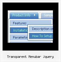 Transparent Menubar Jquery Collapse Dhtml