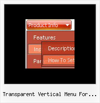Transparent Vertical Menu For Joomla Javascript Mouseover Menu Submenu Example Book