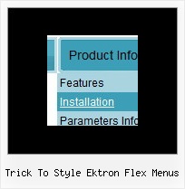 Trick To Style Ektron Flex Menus Form Drop Down Javascript