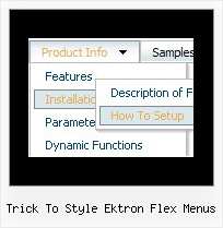 Trick To Style Ektron Flex Menus Javascript Examples Menus