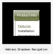 Umbraco Dropdown Navigation Javascript Scroll Menu