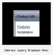 Umbraco Jquery Dropdown Menu Tree With Javascript