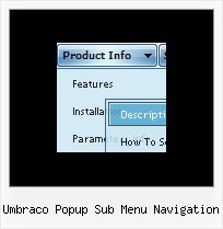 Umbraco Popup Sub Menu Navigation Xp Dhtml Menu