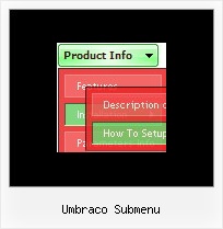 Umbraco Submenu Menu In Css