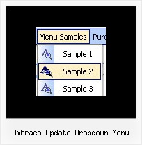 Umbraco Update Dropdown Menu Dhtml Pop