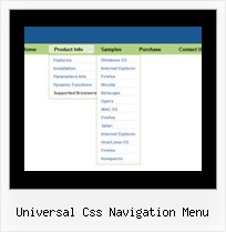 Universal Css Navigation Menu Menubar By Using Javascript