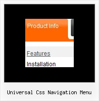 Universal Css Navigation Menu Javascript Menu With Icons