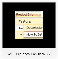 Ver Templetes Con Menu Desplegables Popup Menu On Mouse Over