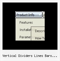 Vertical Dividers Lines Bars Scroll Html Expanding Menu Maker