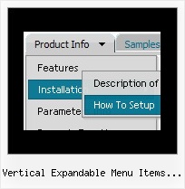 Vertical Expandable Menu Items For Ipad Dhtml Menu Simple