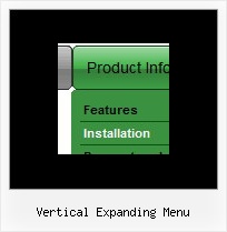 Vertical Expanding Menu Javascript Menu Bar Simple