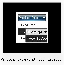 Vertical Expanding Multi Level Menus Menu Download