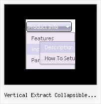 Vertical Extract Collapsible Dhtml Menu Javascript Mouseover Examples