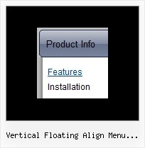 Vertical Floating Align Menu Jquery Tree Drag And Drop Javascript