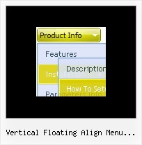 Vertical Floating Align Menu Jquery Simple Rollover Menu Javascript