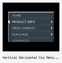 Vertical Horizontal Css Menu Difference Roll Over Drop Down Menus