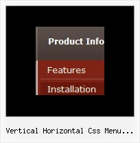 Vertical Horizontal Css Menu Difference Expanding Menu Java