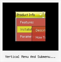 Vertical Menu And Submenu Scolling Bar Html Pull Menu Code