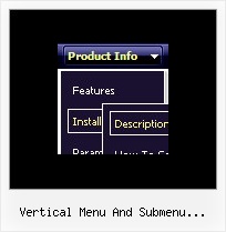 Vertical Menu And Submenu Scolling Bar Cool Html Tabs