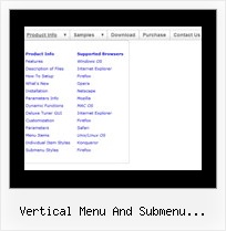 Vertical Menu And Submenu Scolling Bar Menu Windows