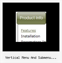 Vertical Menu And Submenu Scolling Bar Code Cascading Menus