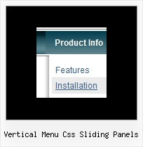 Vertical Menu Css Sliding Panels Vertical Menu Javascript Expandable