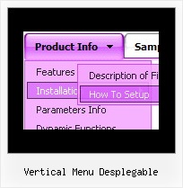 Vertical Menu Desplegable Webmenu Tab