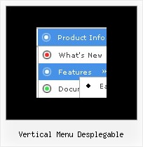 Vertical Menu Desplegable Collapsible Javascript Example