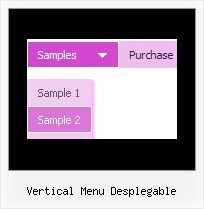 Vertical Menu Desplegable States Drop Down Menu