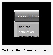 Vertical Menu Mouseover Like Amazon Web Bar Images