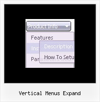 Vertical Menus Expand Javascript Menu Transparency