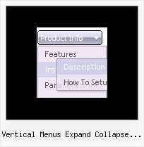 Vertical Menus Expand Collapse Styles Menu Tendina Dropdown