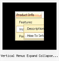 Vertical Menus Expand Collapse Styles Code For Horizontal Menu In Javascript
