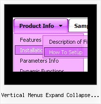 Vertical Menus Expand Collapse Styles Cool Html Menu