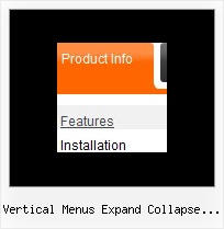 Vertical Menus Expand Collapse Styles Javascripts Mouseover