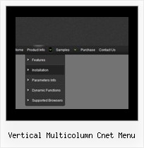 Vertical Multicolumn Cnet Menu Onmouseover Example