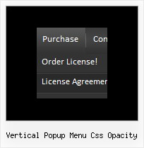 Vertical Popup Menu Css Opacity Download Menu Dhtml