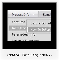 Vertical Scrolling Menu Websitebaker Navigation Bar Examples