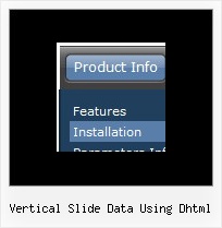Vertical Slide Data Using Dhtml Cascading Vertical Menu