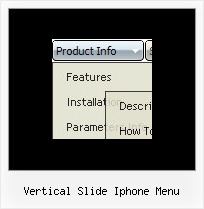 Vertical Slide Iphone Menu Menu Javascript