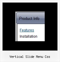 Vertical Slide Menu Css Javascript Sliding Menu Tutorial