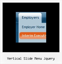 Vertical Slide Menu Jquery Dhtml Navigation Bar With Icons