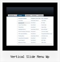 Vertical Slide Menu Wp Dynamic Javascript Array Drop Down