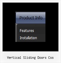 Vertical Sliding Doors Css Tutorial Drop Down Menus